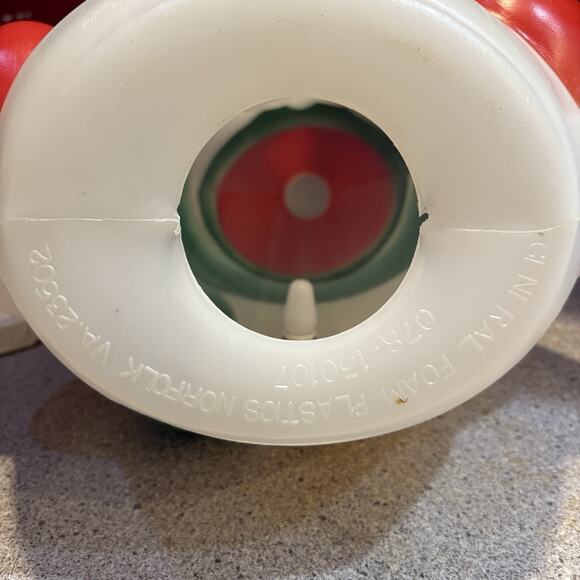 Vintage General Foam 22" Snowman Blow Mold Carrot Nose Snowball Christmas - Picture 5 of 7